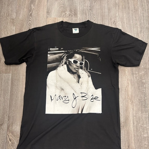 Vintage 1997 Mary j Blige Share My World Tour R&B Rap T Shirt
